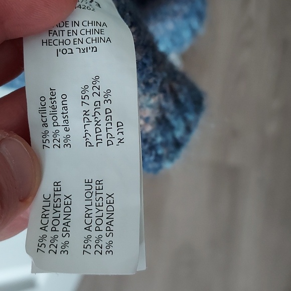 Black Tape long sleeve cardigan small blue brown - Picture 5 of 9